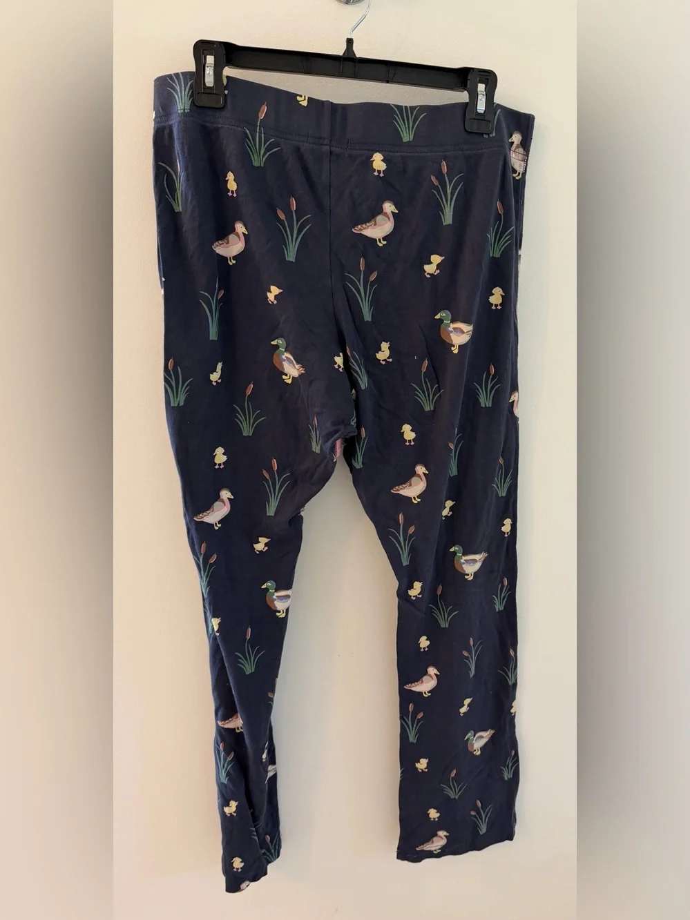 The Beaufort Bonnet Company Navy Duck Print V-Neck Pajama Set Pima XL